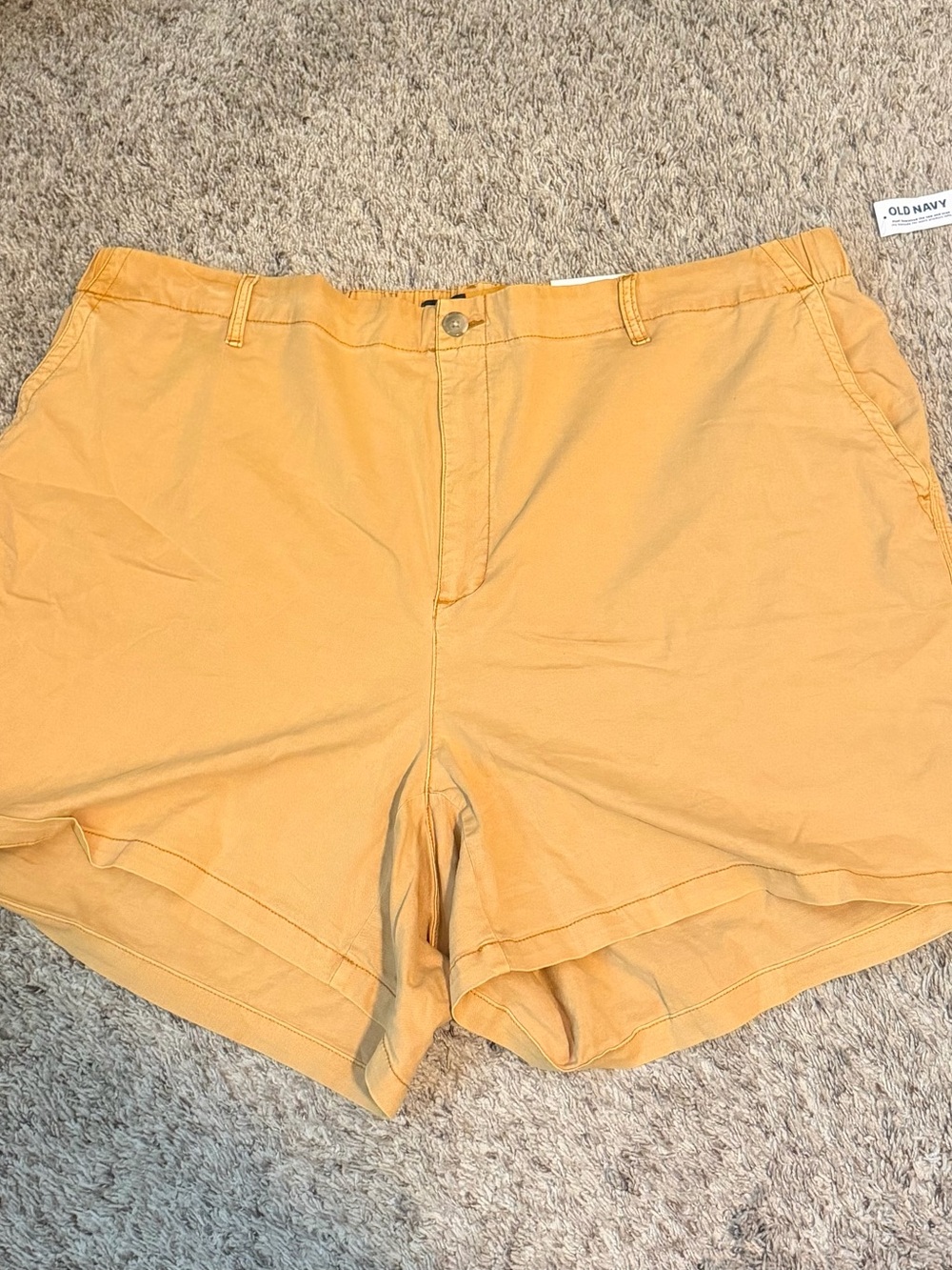 Old Navy Yellow Women’s Chino Bermuda Shorts